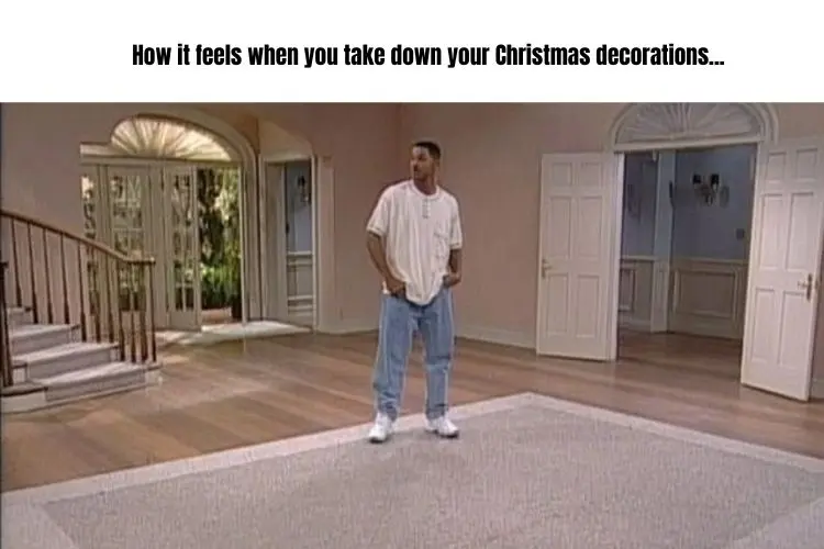 después de navidad memes chistes graciosos cómo es quitar las decoraciones