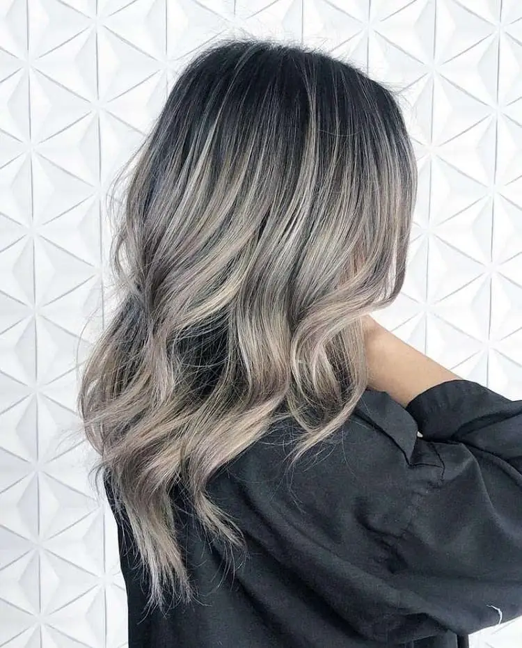 Silver highlights on black hair hairstyles: Top 10 picks for the most  fashionable highlights to try now!