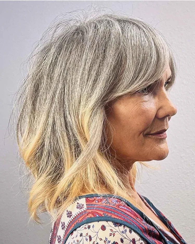 Medium Length Haircuts For Women Over 60 2024 Merle Stevana