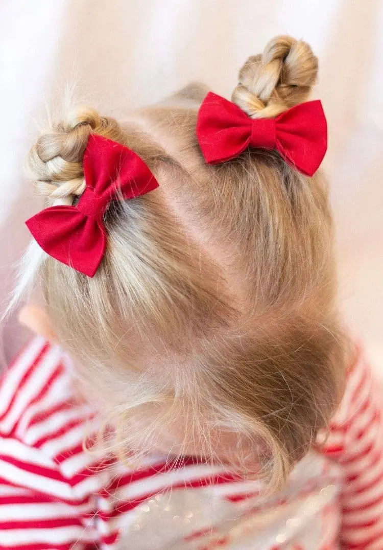 bow hairstyles_bow hairstyles for little girls