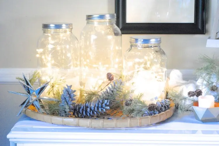 christmas crafts with jars homemade decorations indoor outdoor ideas easy quick to make