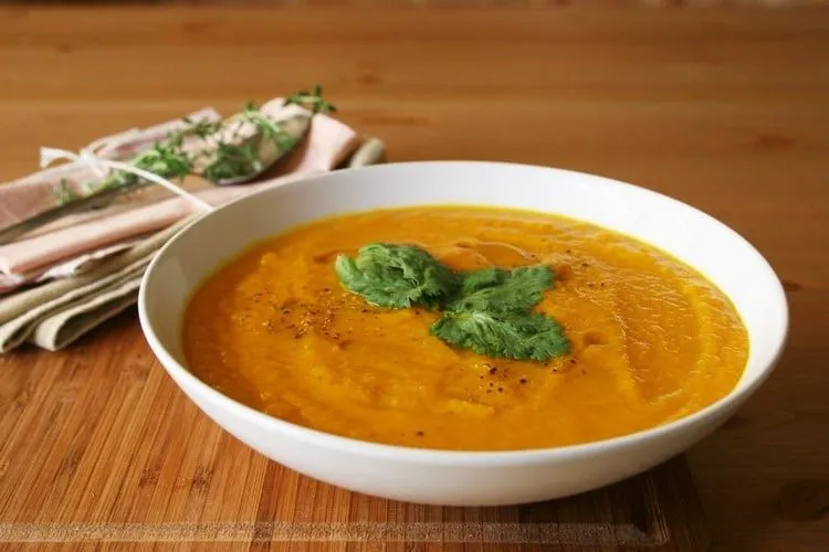 sweet potato soup with curry and ginger recipe