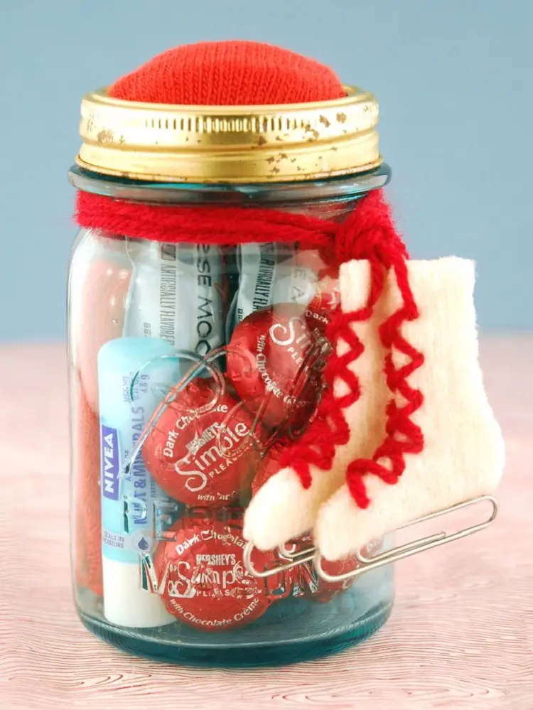 cute ice skating christmas gift in a jar how to be creative this holiday family presents