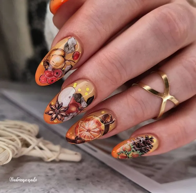 decoupage on nails