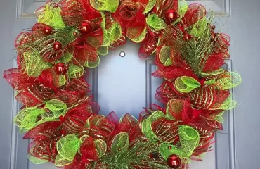 diy wreath ideas_mesh wreath ideas