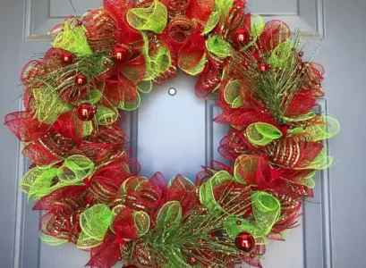 diy wreath ideas_mesh wreath ideas