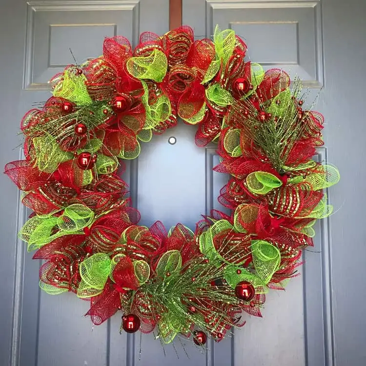 diy wreath ideas_mesh wreath ideas