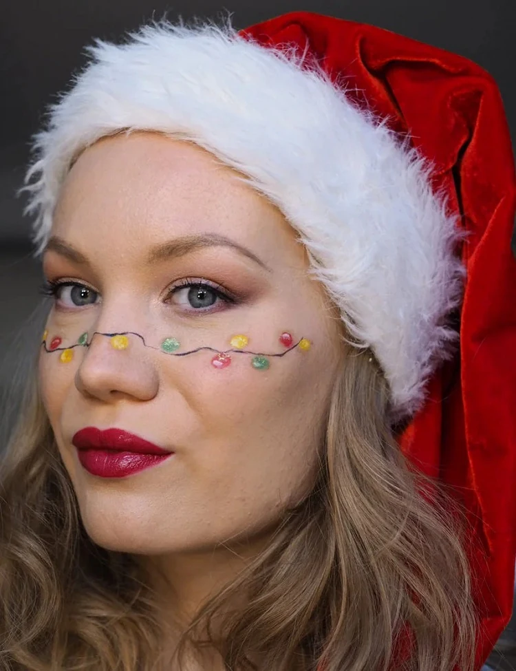 easy festive makeup