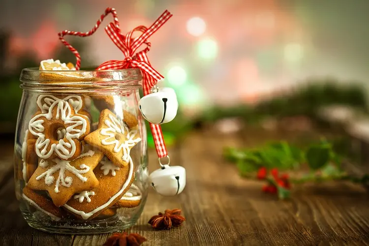 galletas de jengibre en un frasco ideas para regalos de navidad recetas fáciles y deliciosas de moda