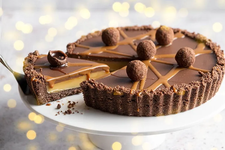 gluten-free-chocolate-caramel-tart-chocolate desserts