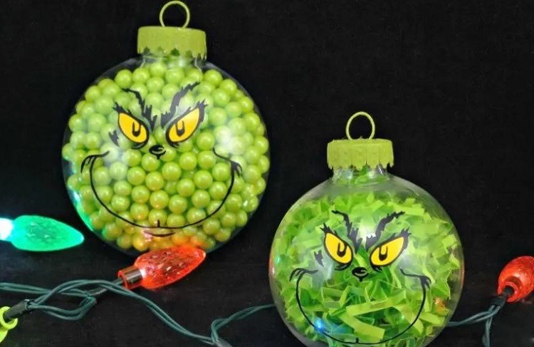 grinch-ornaments_diy christmas tree ornaments