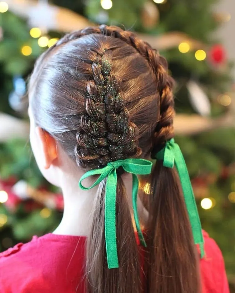 hairstyles for kids_cute christmas hairstyles