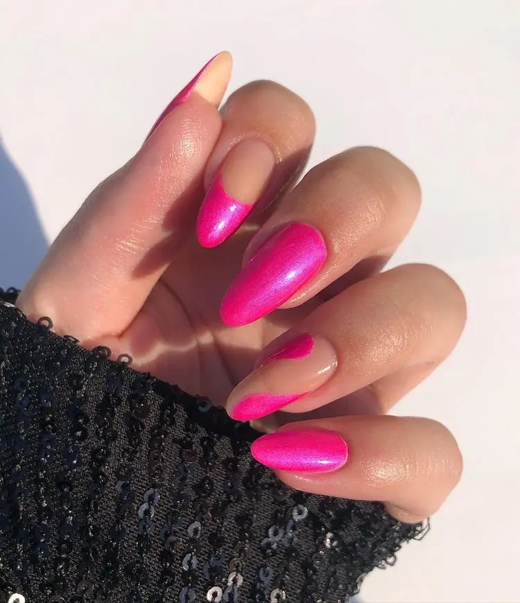 hot pink nails manicure ideas for 2023 how to wear barbiecore trend styles designs art