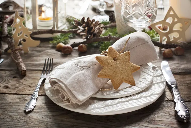 how to decorate my plates for christmas dinner cookie beautiful dinning setting