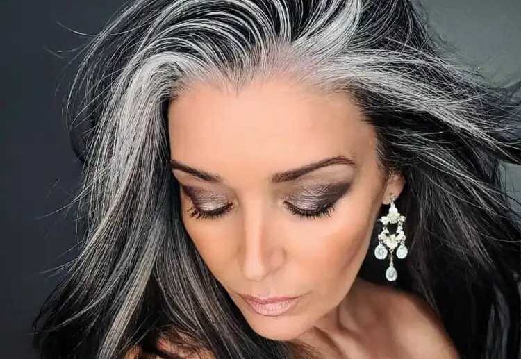 how to enhance salt and pepper grey hair long straight black white hair useful tips styling ideas