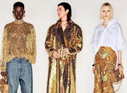how to wear sequins golden outfits runway models inspiration trends how to look stunning and stand out