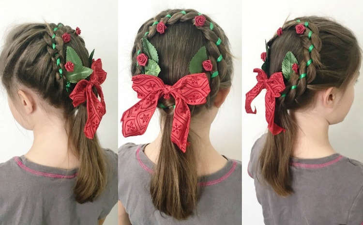 21 Examples of Christmas Hairstyle for Girls Every Little Lady Will Be  Delighted