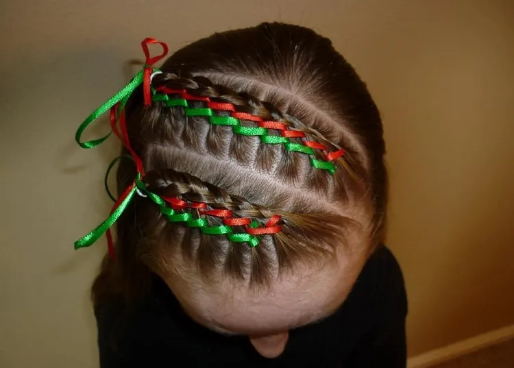 ideas for kids hairstyles_ideas for christmas hairstyles for kids