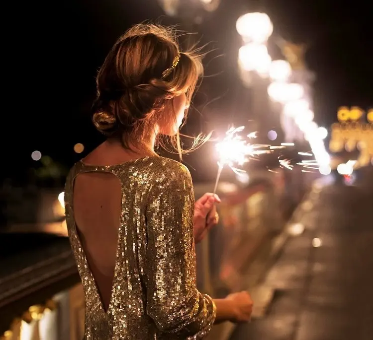 new years eve outfit ideas 2022 sparkle sequins dress how to be trendy and in style inspiration