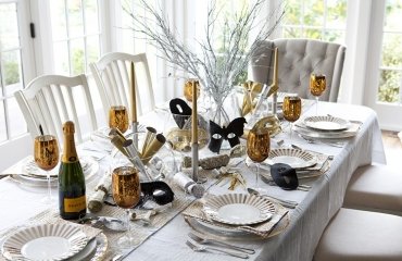 new years eve table decorations ideas how to decorate simple easy art and craft gold theme champagne
