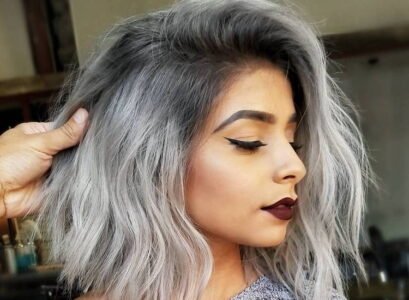 silver ombre_unique hairstyles