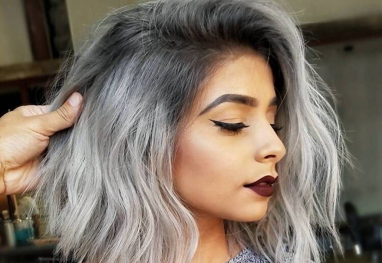 silver ombre_unique hairstyles