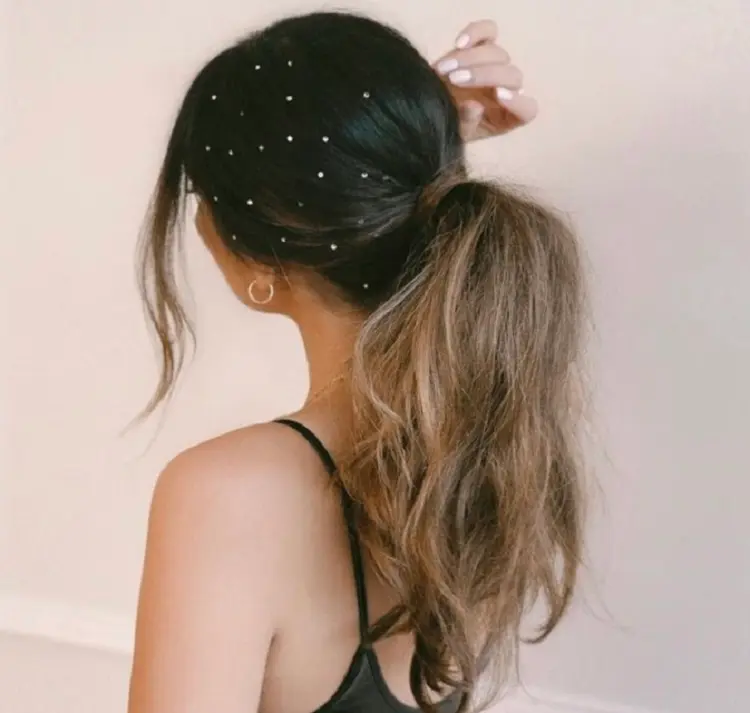 sparkle hair ideas hairstyles for new years eve party ponytail very trendy