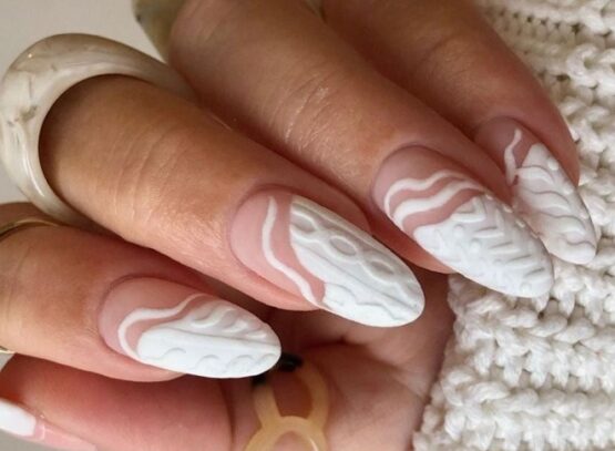 sweater nails white christmas color designs art trendy how to do my manicure in 2022