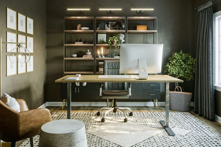 Beautiful home design trends home office with flair