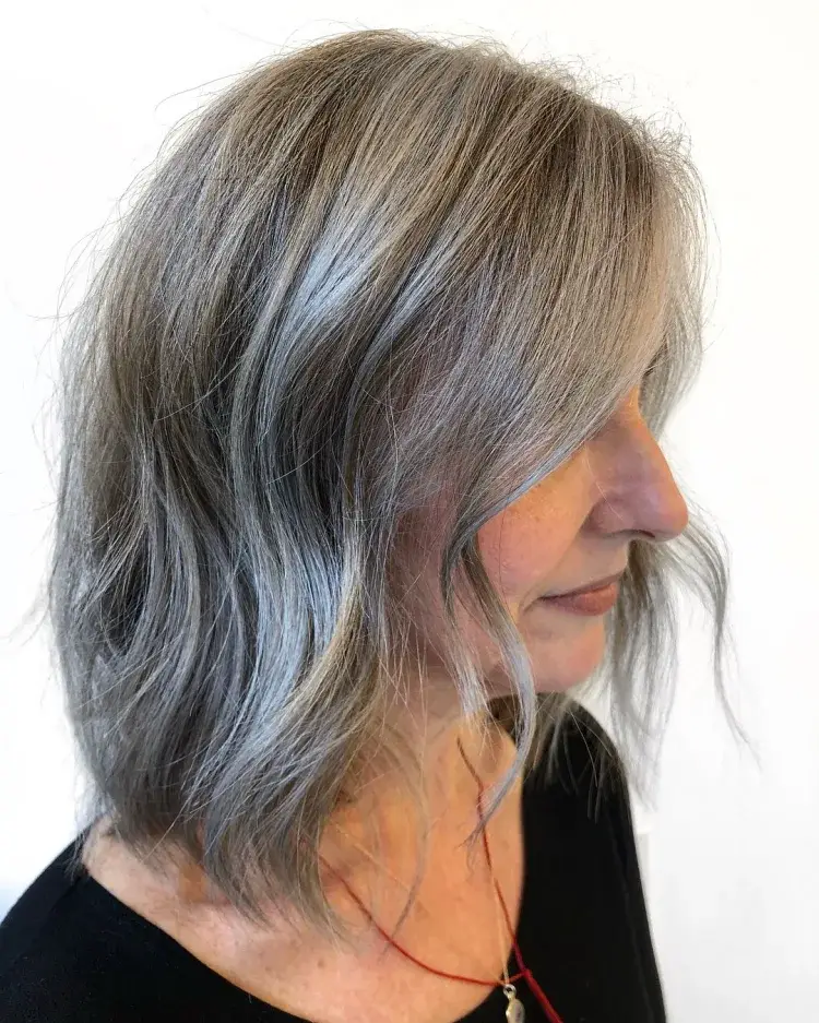 Benefits of balayage for graying hair