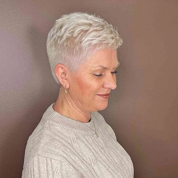 Top 48 image older short hairstyles for fine hair over 60 -  
