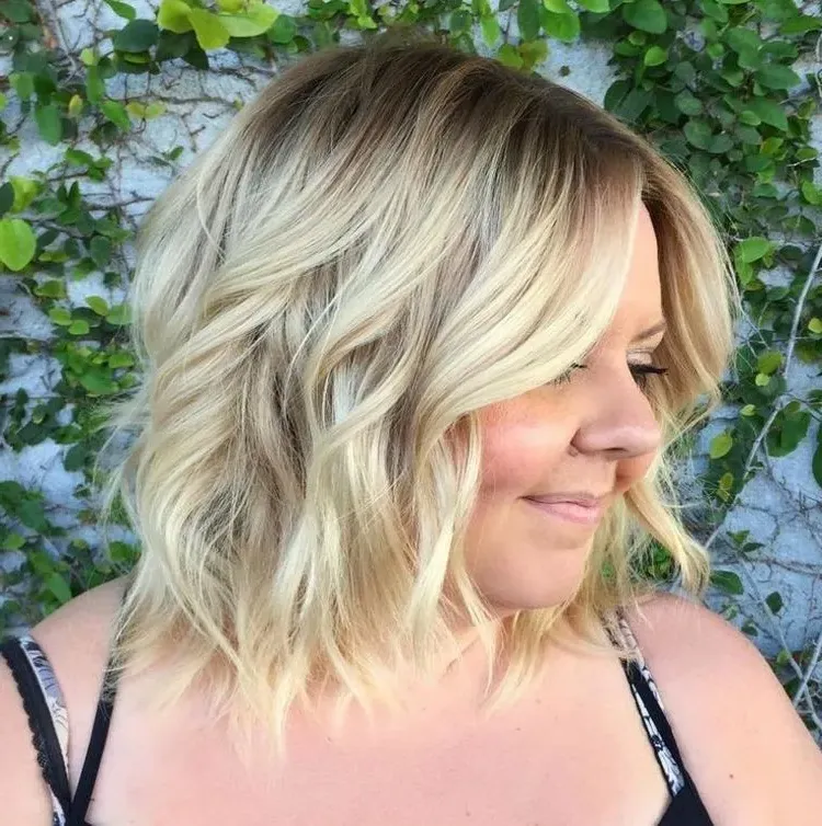 Choppy Bob For Chubby Women With Round Face Hairstyle Trends