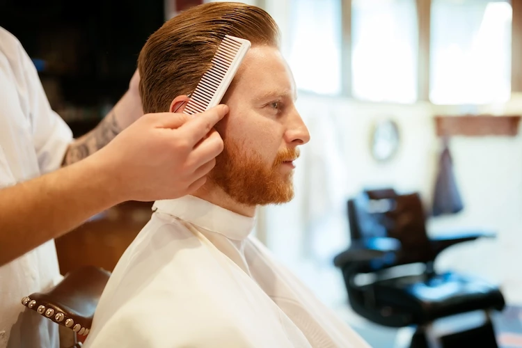 Combine beard and longer hair with pompadour for a stylish and modern look