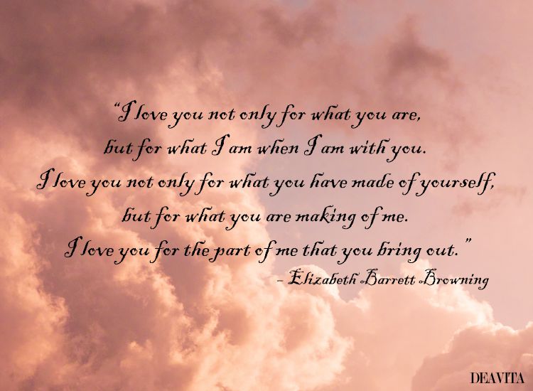 romantic quotes Elizabeth Barrett Browning love quote for soulmate