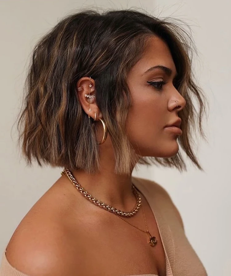 How to style a scandi bob with waves