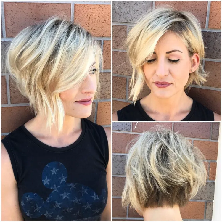 How to wear a stacked inverted bob 2023 trends