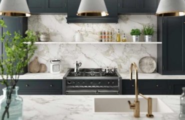Kitchen backsplash trends 2023 marble countersplash design idea