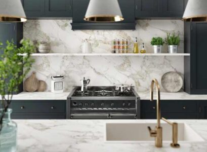 Kitchen backsplash trends 2023 marble countersplash design idea