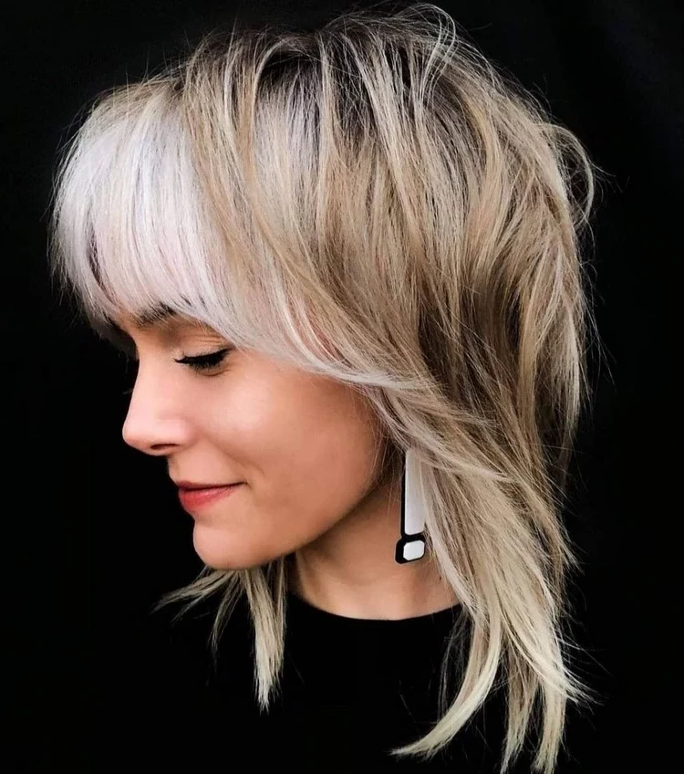 Shullet hairstyle: The shaggy mullet is very trendy and allows many ...