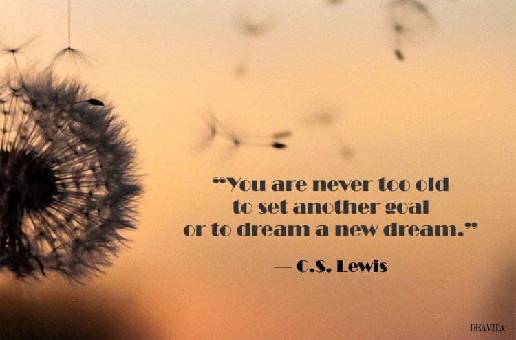 c s lewis inspiring quote about new dreams and goals