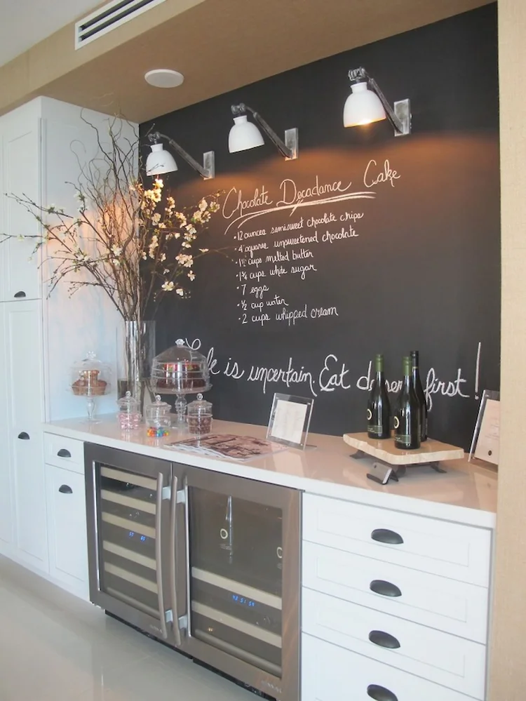  set up a coffee corner chalkboard coffee bar modern kitchen