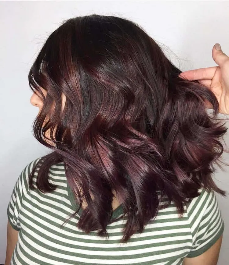 cherry cola hair_hair color of the year 2023
