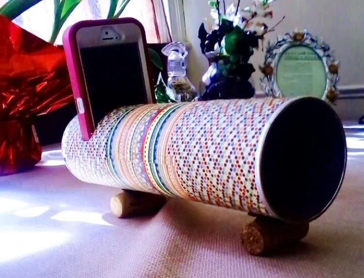 crafts at home make yourself diy phone speaker