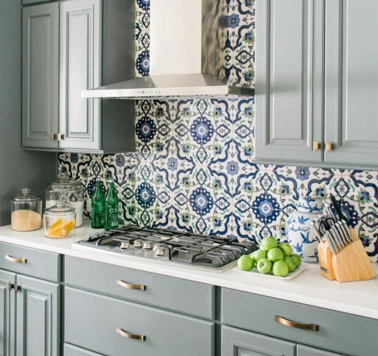 decorative tiles mediterranean vibe mosaics blue and white