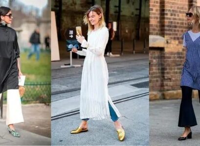 dress over pants outfit combinations ideas inspiration fashion trends 2023
