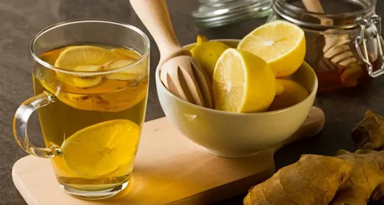 fat burning drink lemon ginger honey effective homemade recipe healthy sport