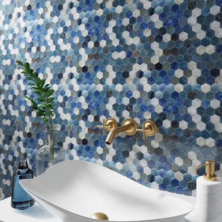geometric bathroom tiles_bathroom trends