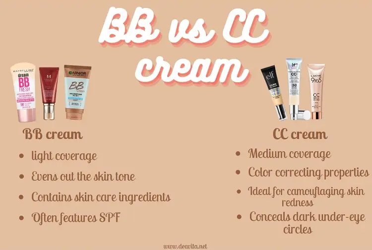 how to choose between bb and cc cream what are the differences which one is better skin type