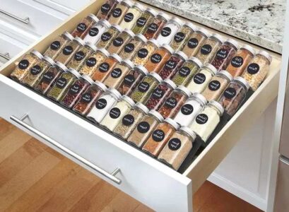 how to store spices in a drawer kitchen tips storage advice marie kondo