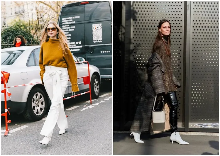 how to wear white ankle boots with pants in 2023 fashion advice and ideas